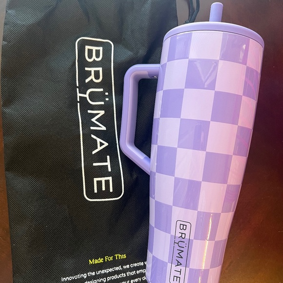 Brumate Other - Lavender Checker Brumate Era 40oz